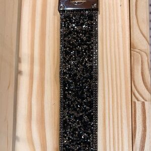 Express Black and Silver Cuff Bracelet